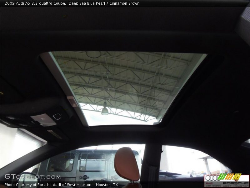 Deep Sea Blue Pearl / Cinnamon Brown 2009 Audi A5 3.2 quattro Coupe