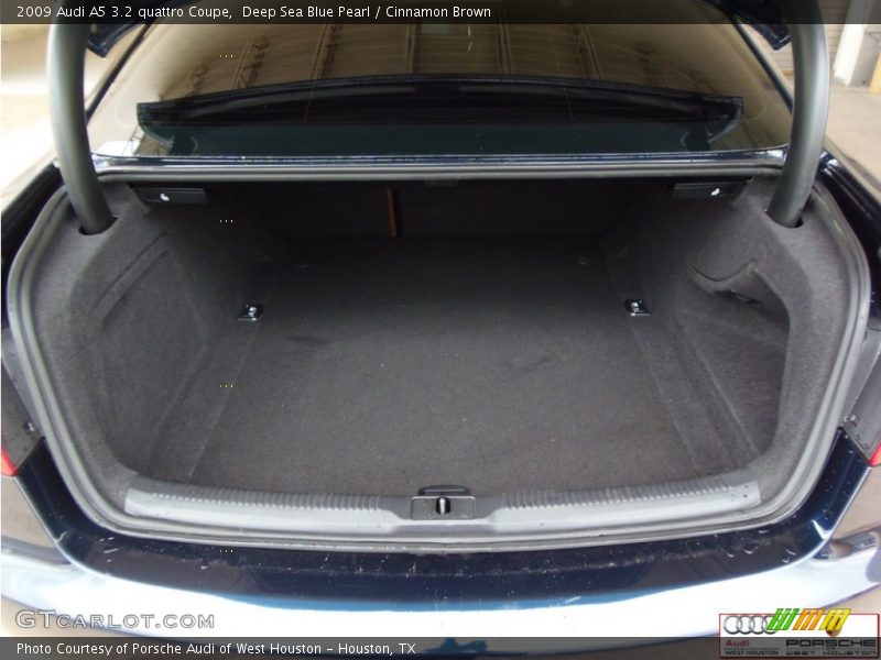Deep Sea Blue Pearl / Cinnamon Brown 2009 Audi A5 3.2 quattro Coupe