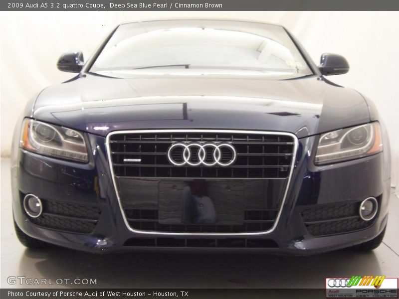 Deep Sea Blue Pearl / Cinnamon Brown 2009 Audi A5 3.2 quattro Coupe