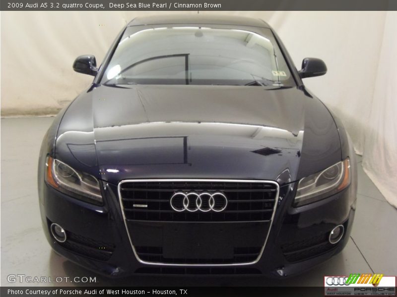 Deep Sea Blue Pearl / Cinnamon Brown 2009 Audi A5 3.2 quattro Coupe