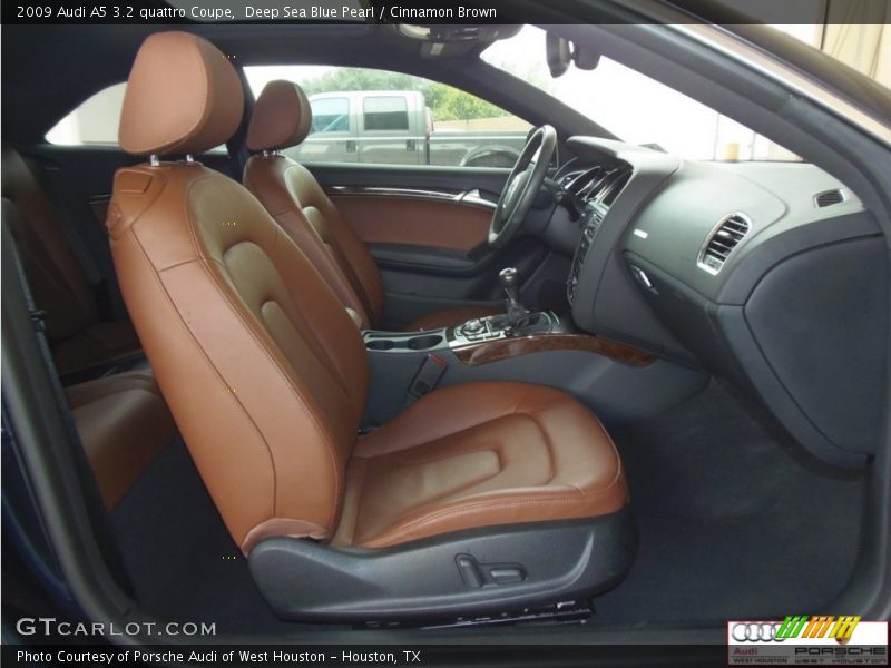 Deep Sea Blue Pearl / Cinnamon Brown 2009 Audi A5 3.2 quattro Coupe