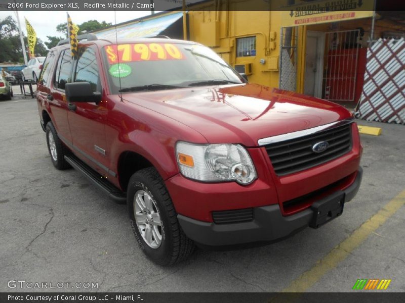 Redfire Metallic / Camel 2006 Ford Explorer XLS
