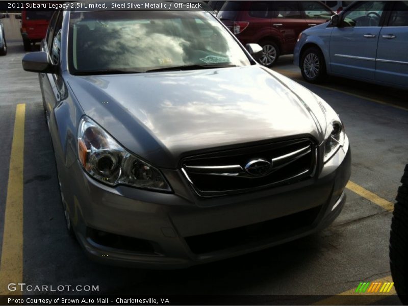 Steel Silver Metallic / Off-Black 2011 Subaru Legacy 2.5i Limited