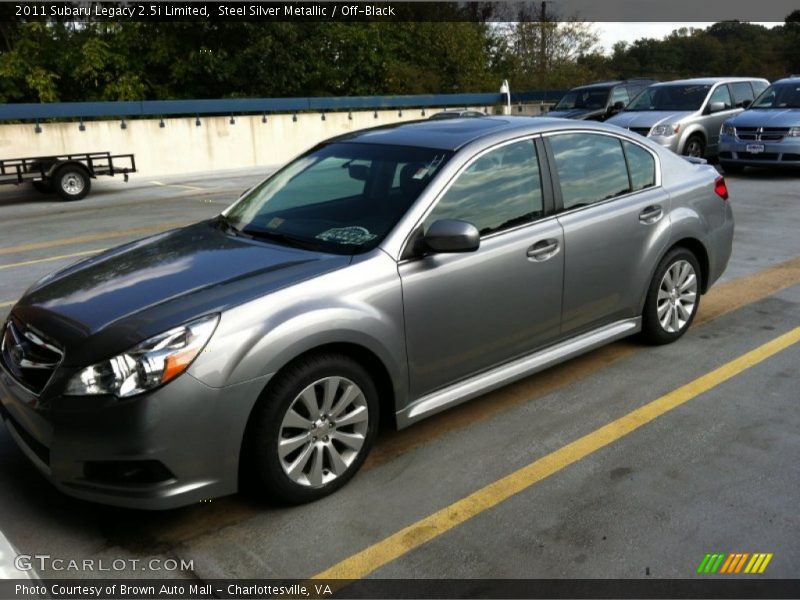 Steel Silver Metallic / Off-Black 2011 Subaru Legacy 2.5i Limited