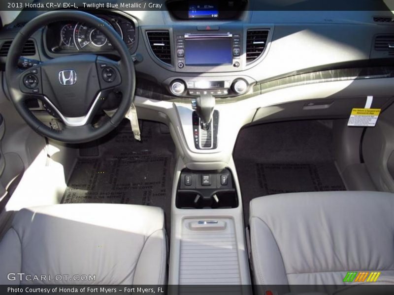 Twilight Blue Metallic / Gray 2013 Honda CR-V EX-L