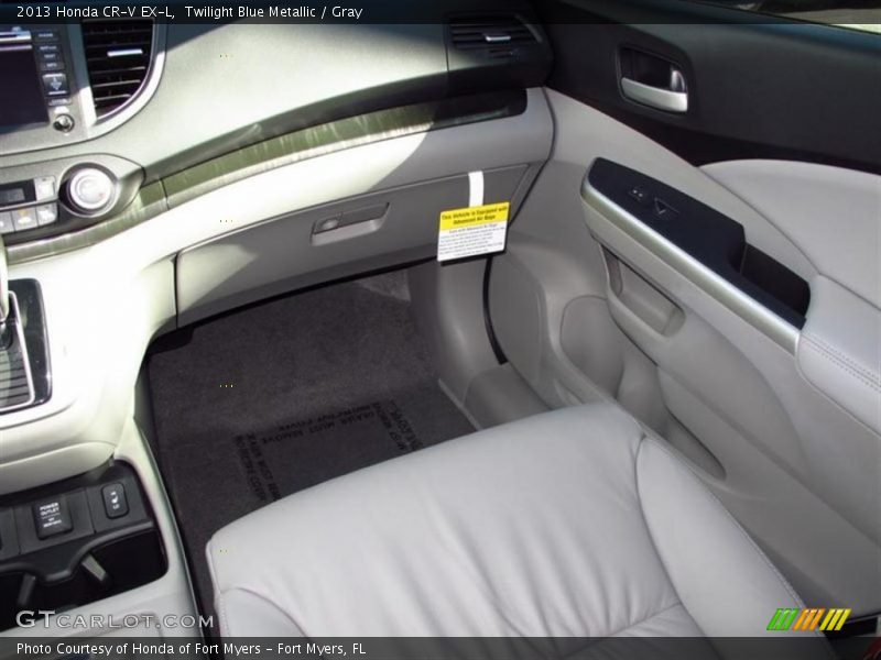 Twilight Blue Metallic / Gray 2013 Honda CR-V EX-L
