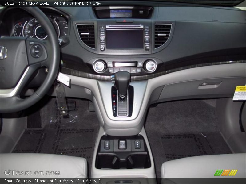 Twilight Blue Metallic / Gray 2013 Honda CR-V EX-L