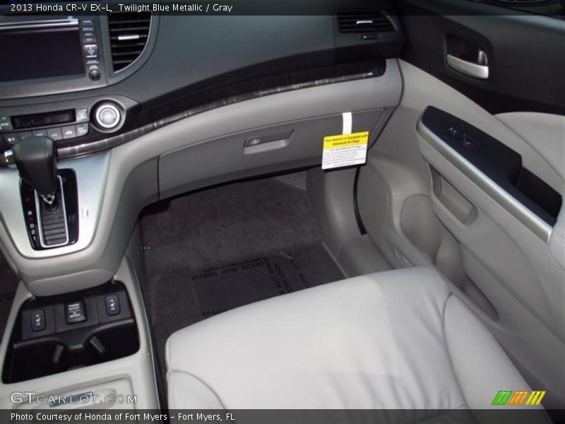 Twilight Blue Metallic / Gray 2013 Honda CR-V EX-L