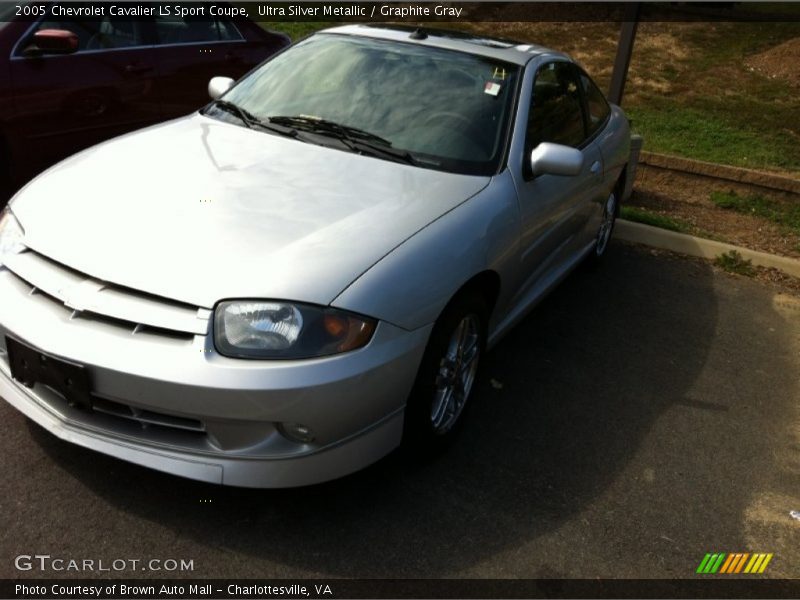 Ultra Silver Metallic / Graphite Gray 2005 Chevrolet Cavalier LS Sport Coupe