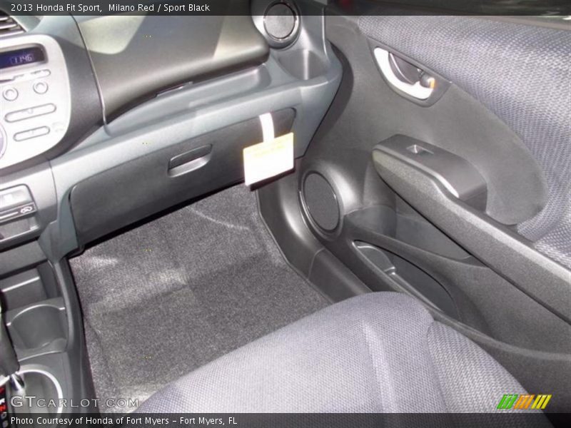 Milano Red / Sport Black 2013 Honda Fit Sport