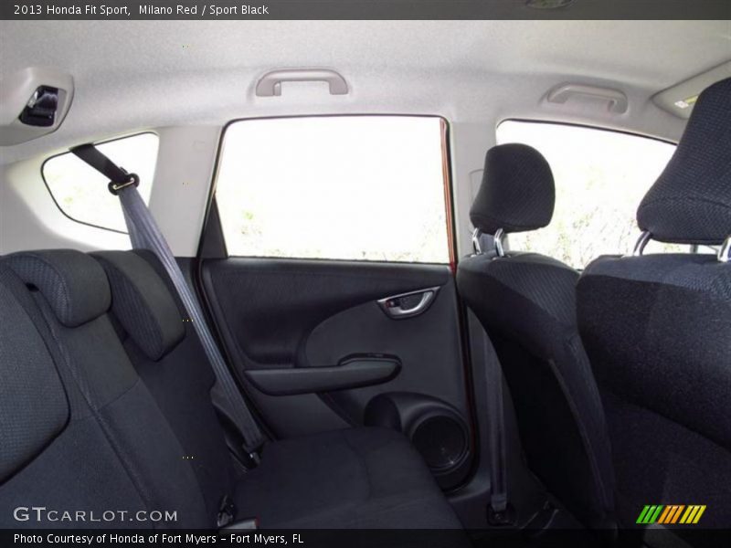 Milano Red / Sport Black 2013 Honda Fit Sport