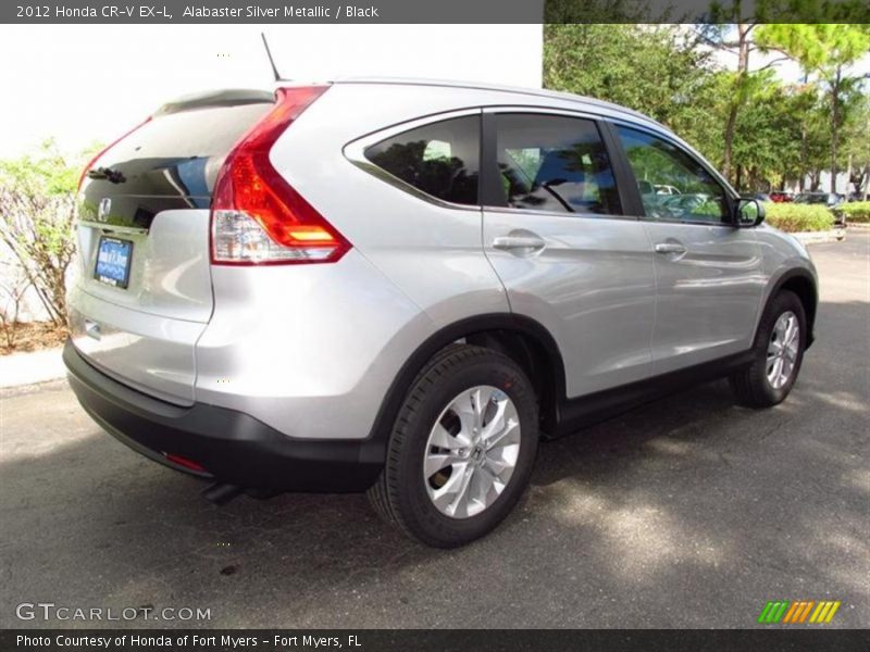 Alabaster Silver Metallic / Black 2012 Honda CR-V EX-L