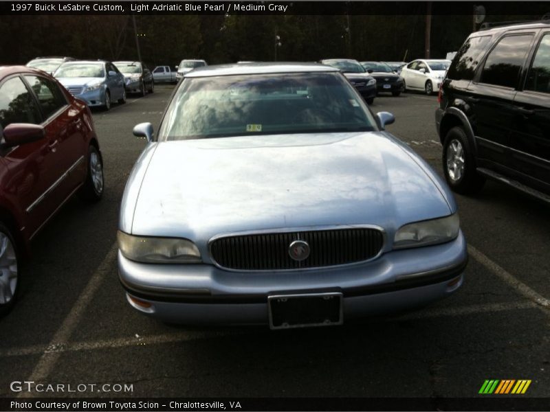 Light Adriatic Blue Pearl / Medium Gray 1997 Buick LeSabre Custom