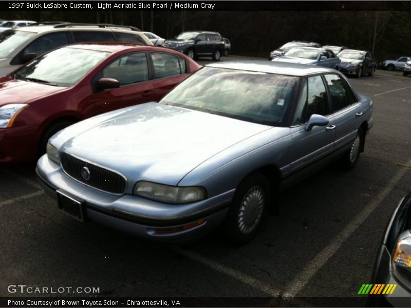 Light Adriatic Blue Pearl / Medium Gray 1997 Buick LeSabre Custom