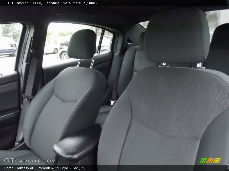 Sapphire Crystal Metallic / Black 2011 Chrysler 200 LX
