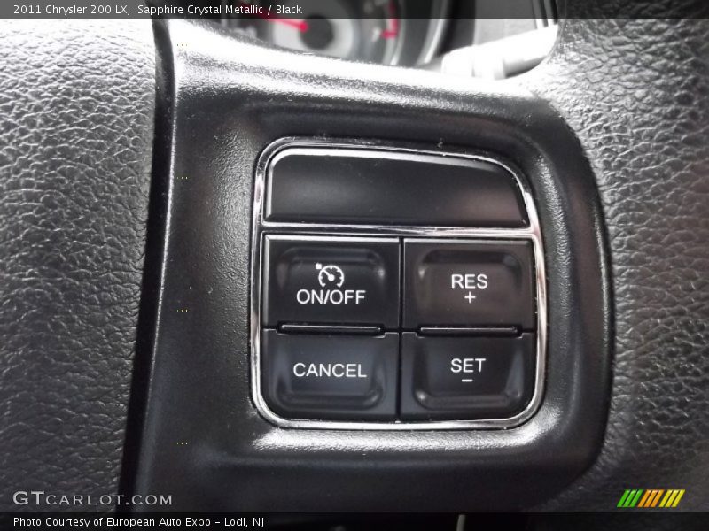Sapphire Crystal Metallic / Black 2011 Chrysler 200 LX