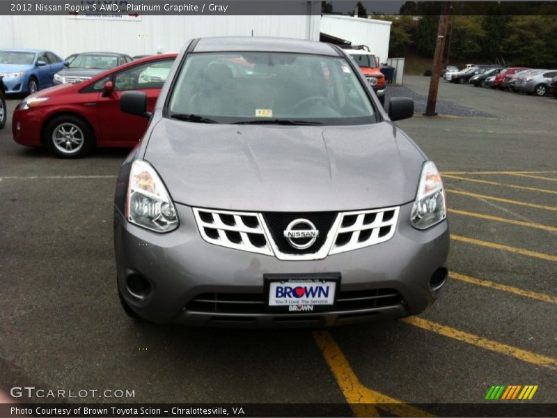 Platinum Graphite / Gray 2012 Nissan Rogue S AWD