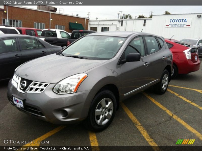 Platinum Graphite / Gray 2012 Nissan Rogue S AWD