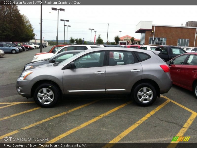 Platinum Graphite / Gray 2012 Nissan Rogue S AWD