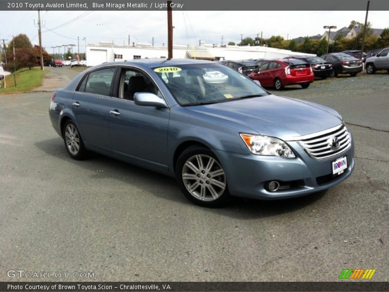 Blue Mirage Metallic / Light Gray 2010 Toyota Avalon Limited