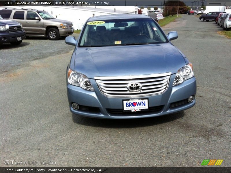 Blue Mirage Metallic / Light Gray 2010 Toyota Avalon Limited