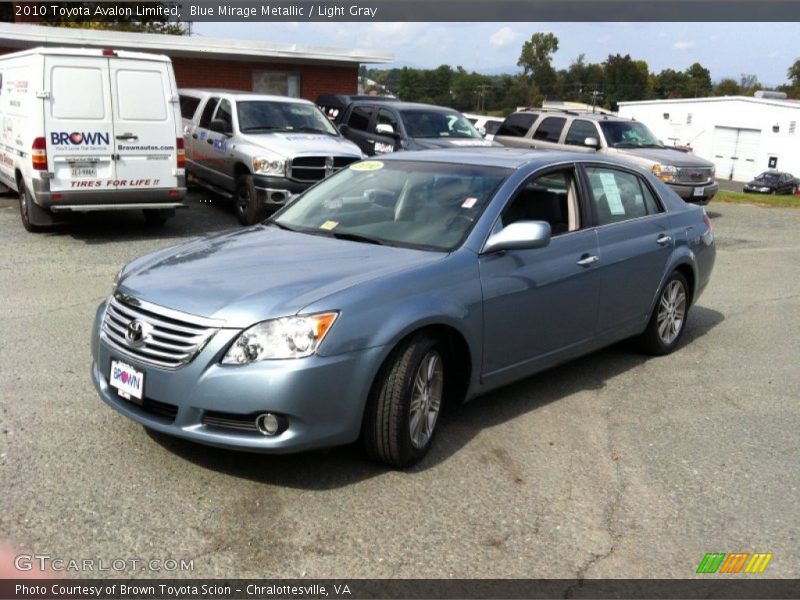 Blue Mirage Metallic / Light Gray 2010 Toyota Avalon Limited