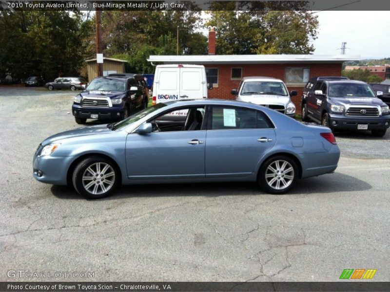 Blue Mirage Metallic / Light Gray 2010 Toyota Avalon Limited