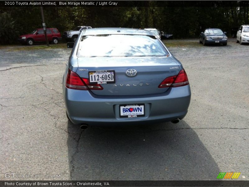 Blue Mirage Metallic / Light Gray 2010 Toyota Avalon Limited