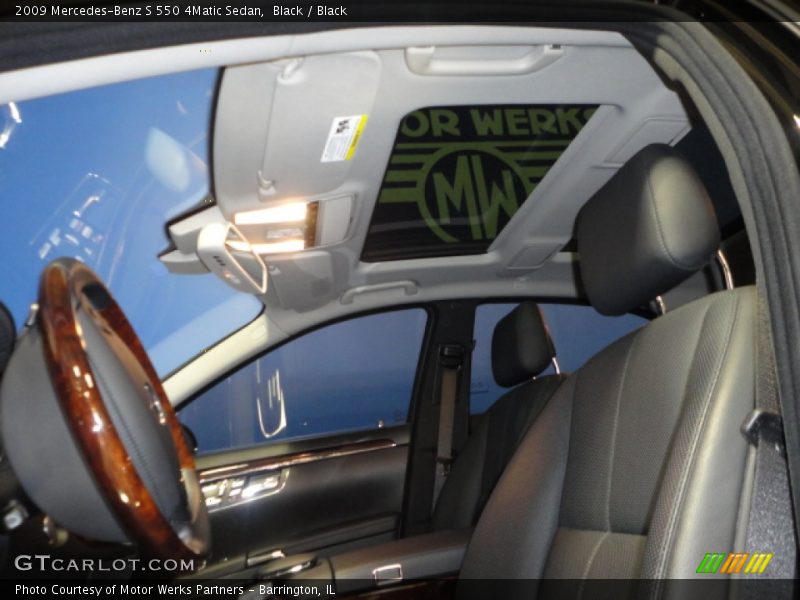 Black / Black 2009 Mercedes-Benz S 550 4Matic Sedan