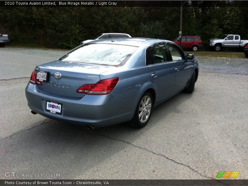 Blue Mirage Metallic / Light Gray 2010 Toyota Avalon Limited