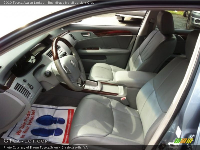Blue Mirage Metallic / Light Gray 2010 Toyota Avalon Limited