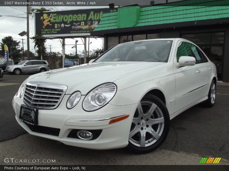 Arctic White / Ash 2007 Mercedes-Benz E 350 Sedan