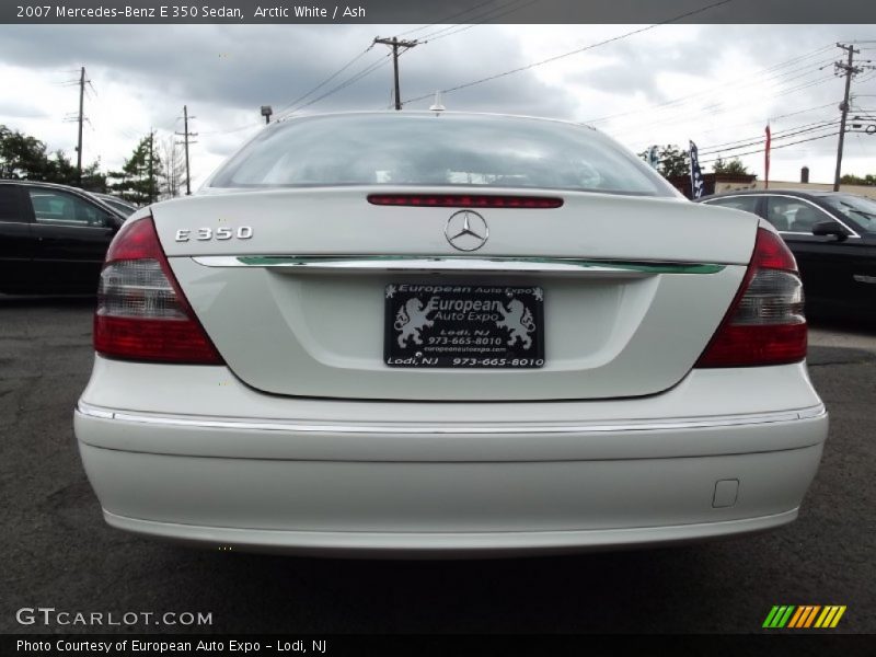 Arctic White / Ash 2007 Mercedes-Benz E 350 Sedan