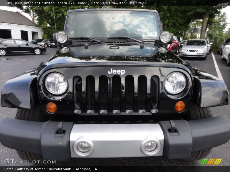 Black / Dark Slate Gray/Med Slate Gray 2008 Jeep Wrangler Unlimited Sahara 4x4