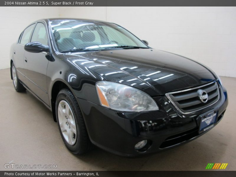 Super Black / Frost Gray 2004 Nissan Altima 2.5 S