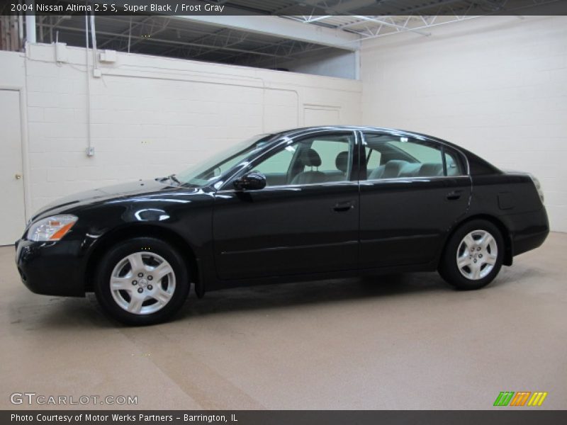 Super Black / Frost Gray 2004 Nissan Altima 2.5 S