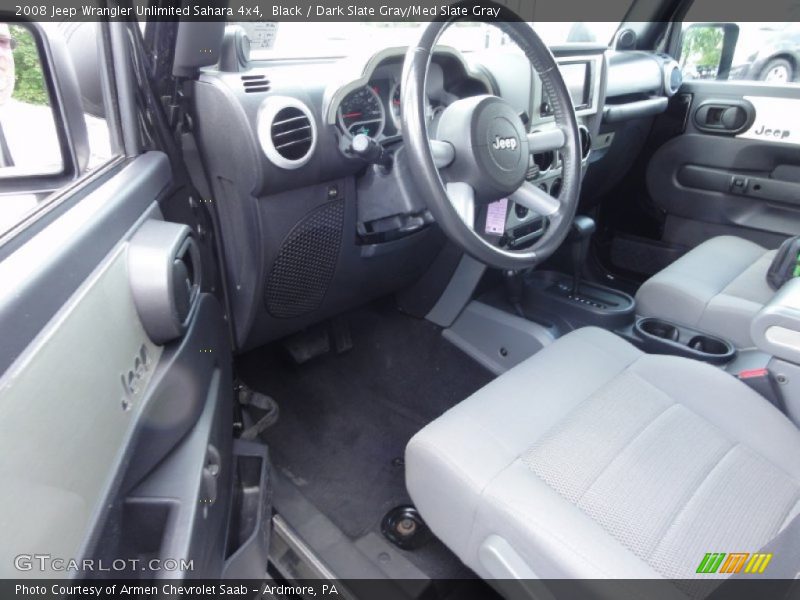 Black / Dark Slate Gray/Med Slate Gray 2008 Jeep Wrangler Unlimited Sahara 4x4