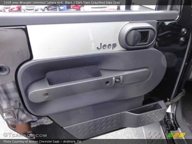 Black / Dark Slate Gray/Med Slate Gray 2008 Jeep Wrangler Unlimited Sahara 4x4