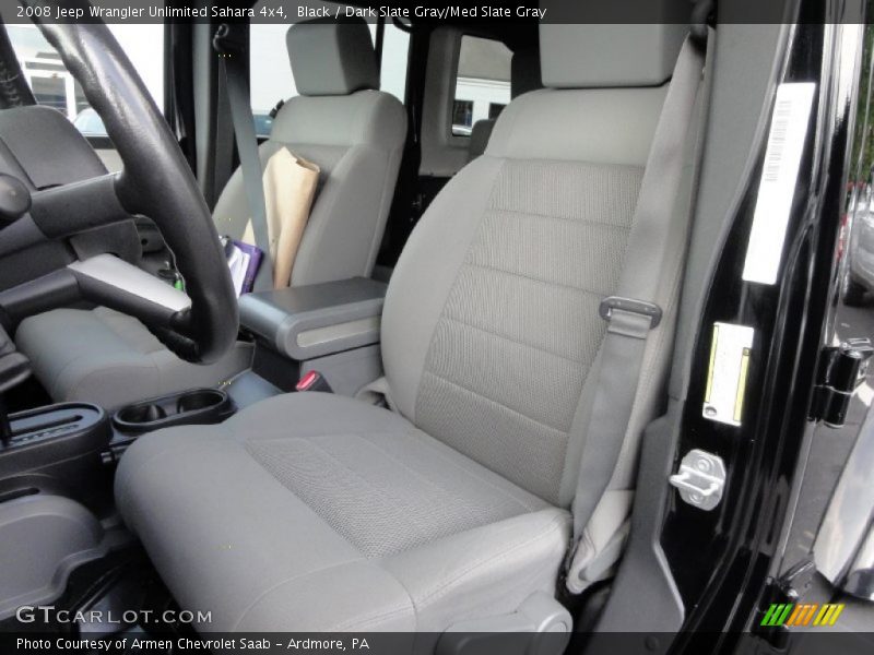 Black / Dark Slate Gray/Med Slate Gray 2008 Jeep Wrangler Unlimited Sahara 4x4