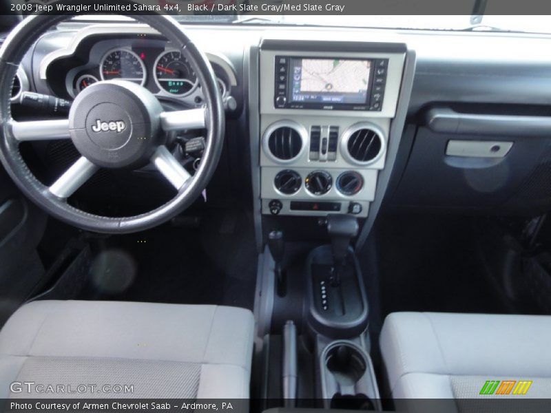 Black / Dark Slate Gray/Med Slate Gray 2008 Jeep Wrangler Unlimited Sahara 4x4