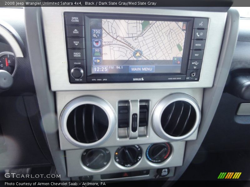 Black / Dark Slate Gray/Med Slate Gray 2008 Jeep Wrangler Unlimited Sahara 4x4
