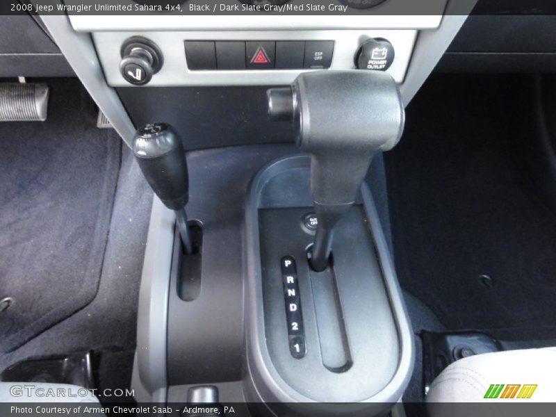 Black / Dark Slate Gray/Med Slate Gray 2008 Jeep Wrangler Unlimited Sahara 4x4