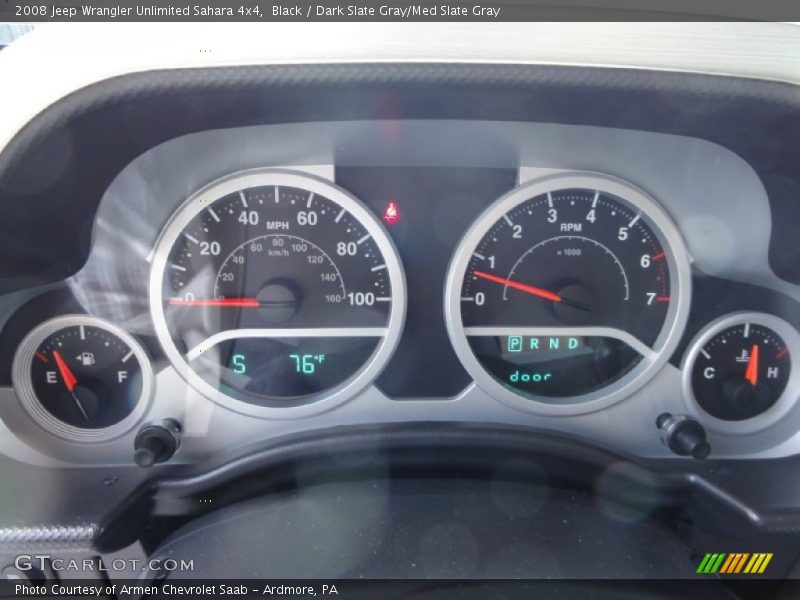 Black / Dark Slate Gray/Med Slate Gray 2008 Jeep Wrangler Unlimited Sahara 4x4
