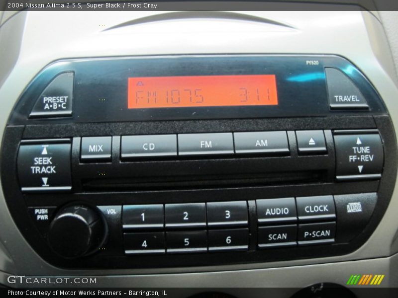 Super Black / Frost Gray 2004 Nissan Altima 2.5 S