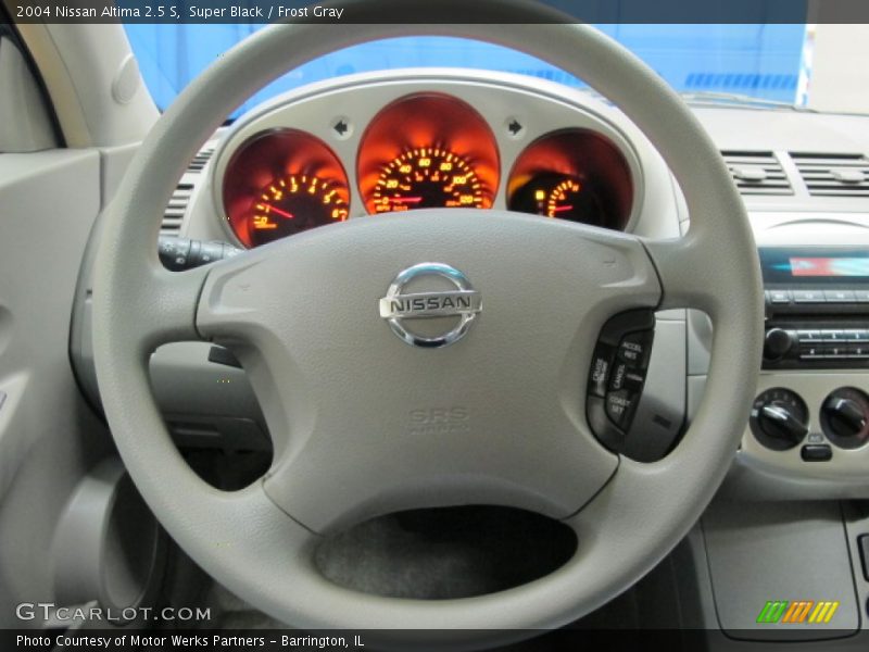 Super Black / Frost Gray 2004 Nissan Altima 2.5 S
