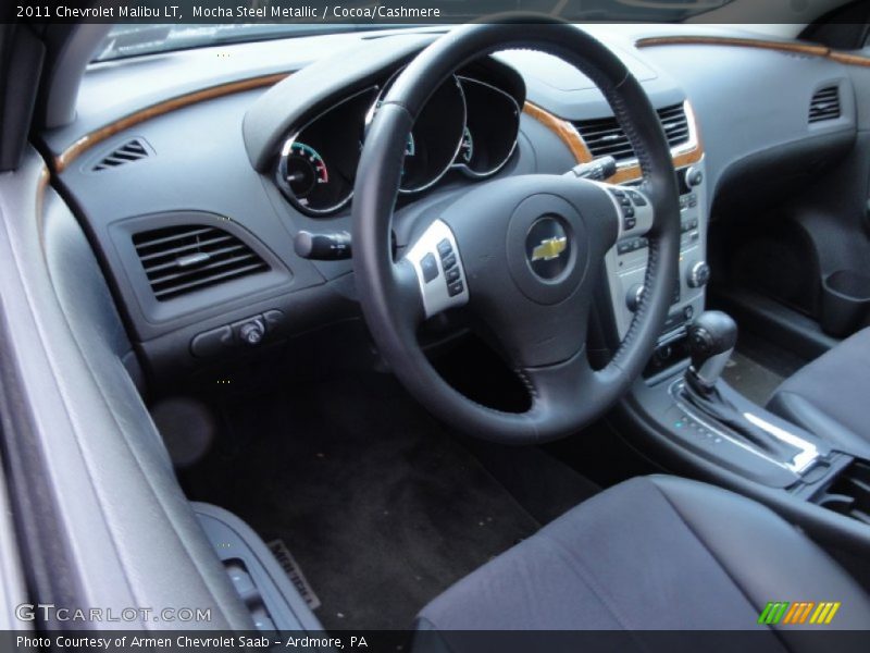 Mocha Steel Metallic / Cocoa/Cashmere 2011 Chevrolet Malibu LT