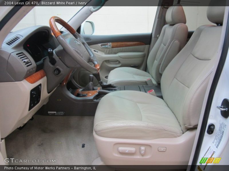 Front Seat of 2004 GX 470