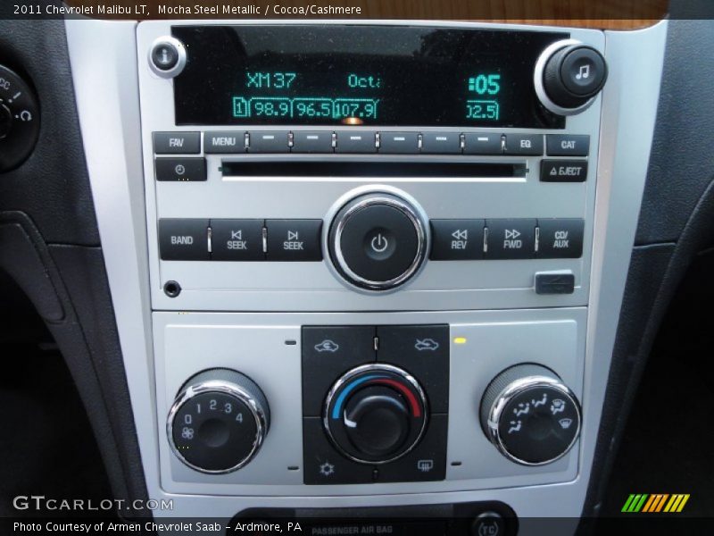 Mocha Steel Metallic / Cocoa/Cashmere 2011 Chevrolet Malibu LT