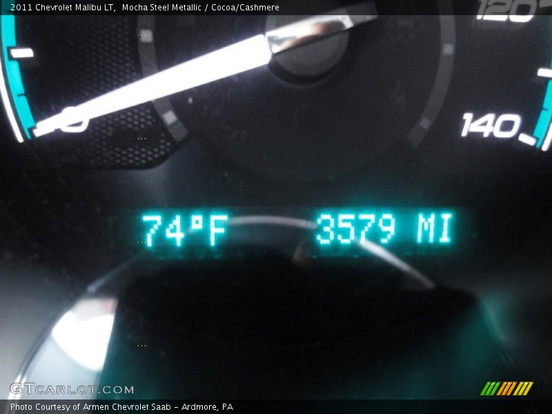 Mocha Steel Metallic / Cocoa/Cashmere 2011 Chevrolet Malibu LT