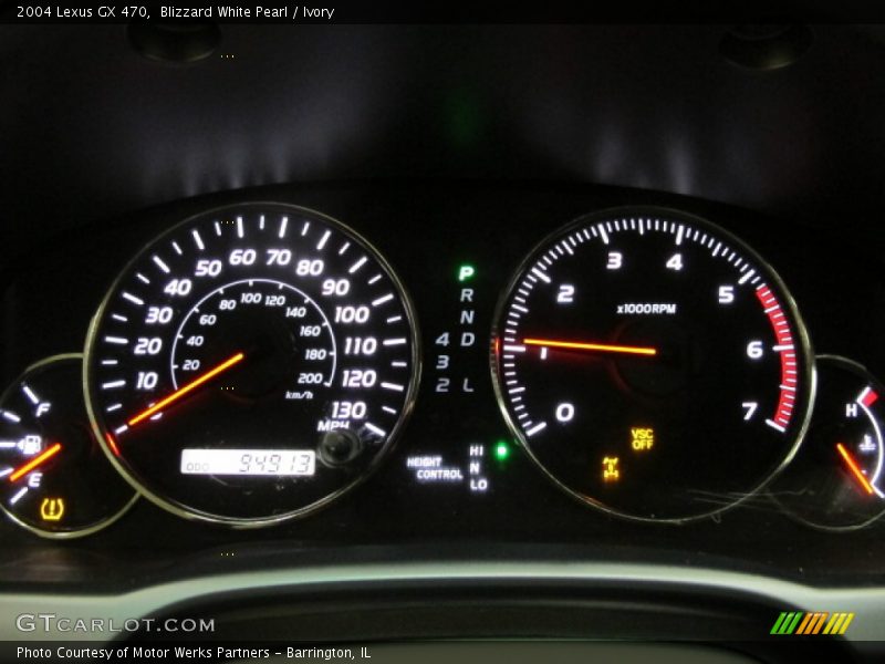  2004 GX 470 470 Gauges